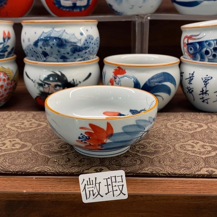 釉下老陶泥手工绘制