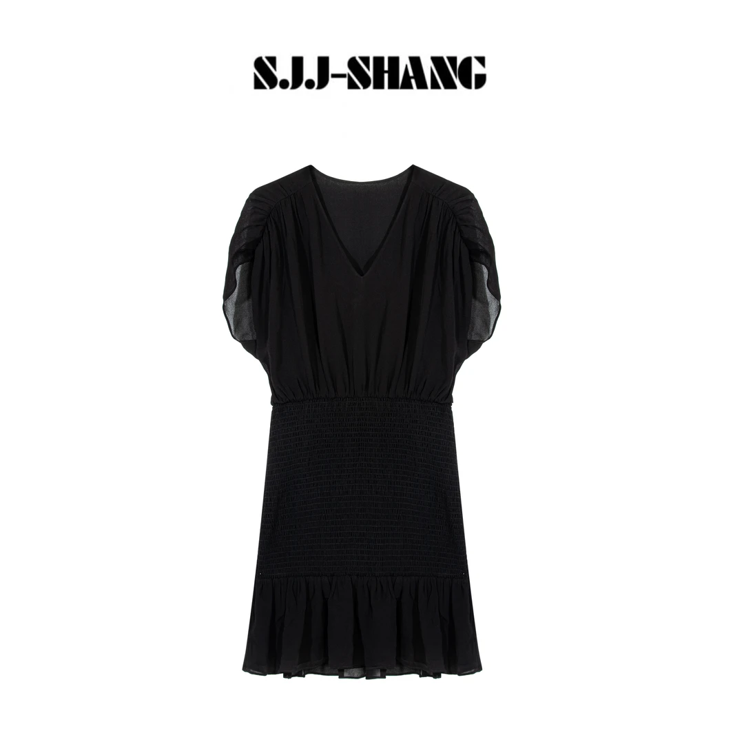 SJJ-SHANG【曼妙身姿】25ss新款云朵般轻柔高级感连衣裙q134479p