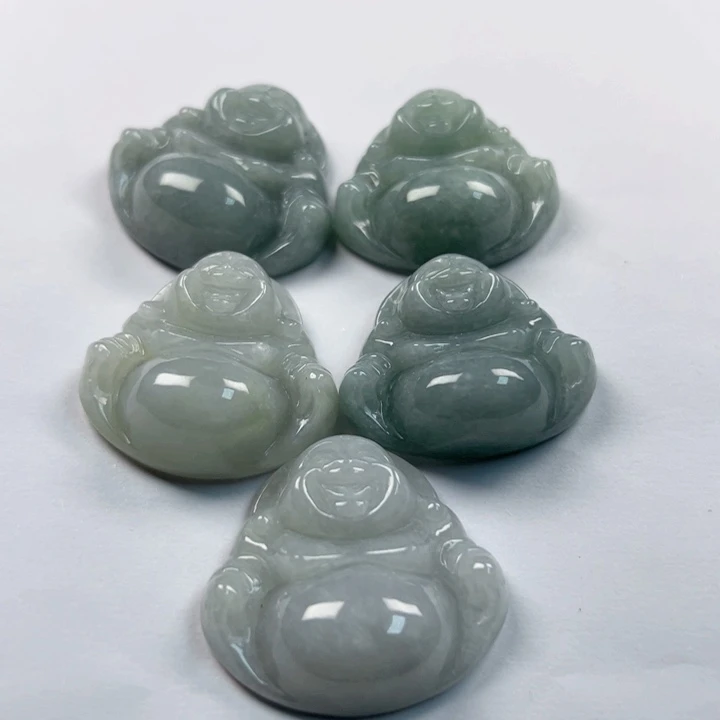 翡翠未镶嵌颈饰纯天然缅甸翡翠A货佛公