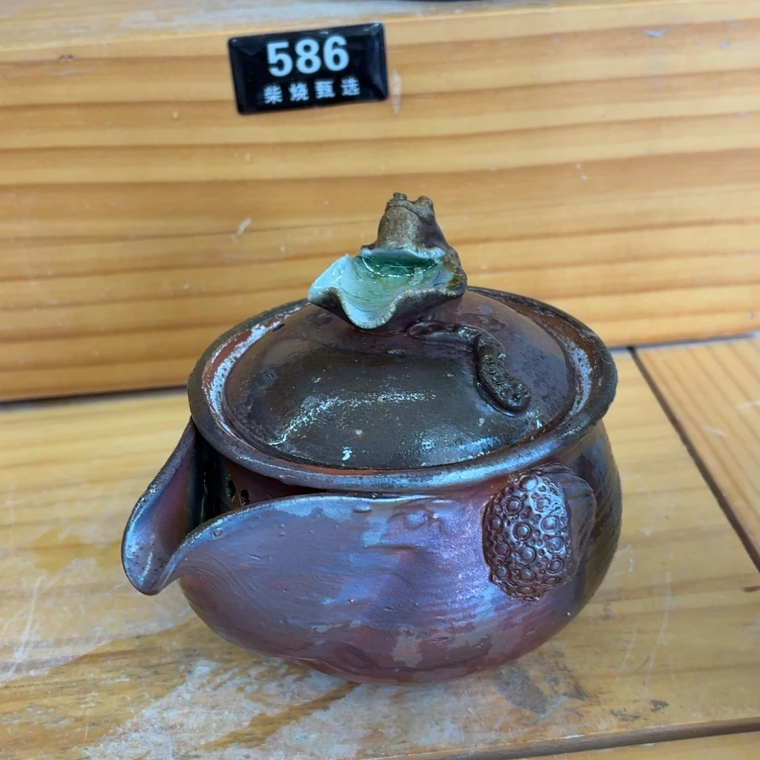 陶园柴烧，精品高货579瑕笔泥纹