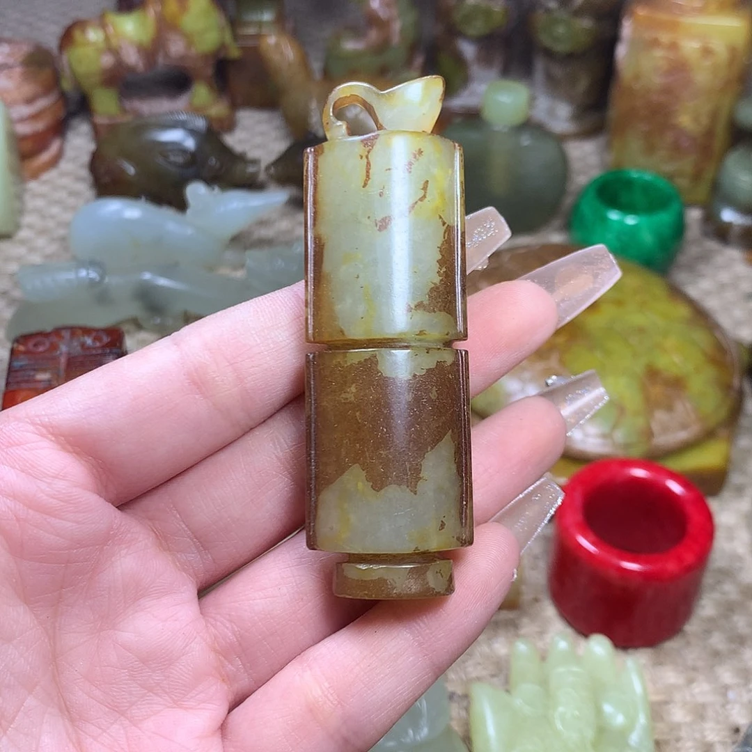 白玉菩提吊坠挂件