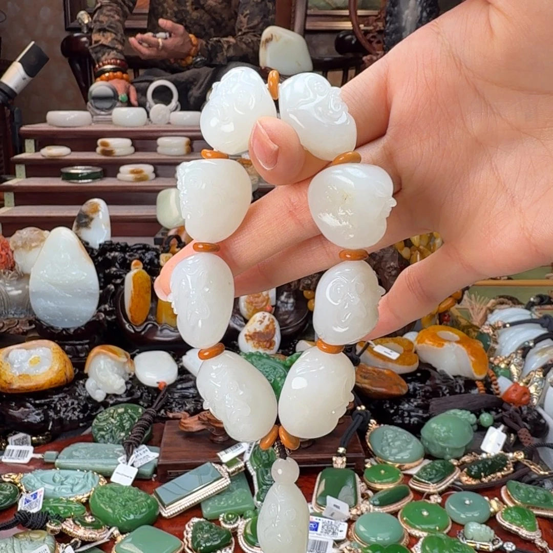 和田玉（子料）未镶嵌手链