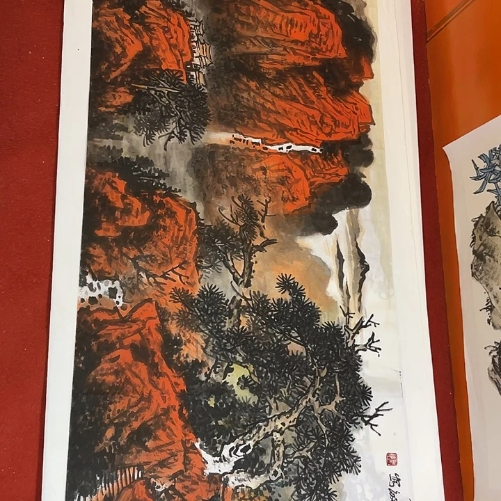 国画张圣敏先生纯手绘作品