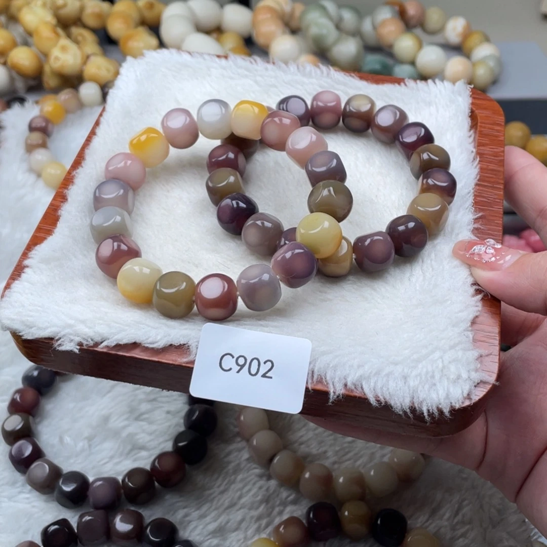 菩提根/象牙果吊坠小****?WC902六方12mm随机一串