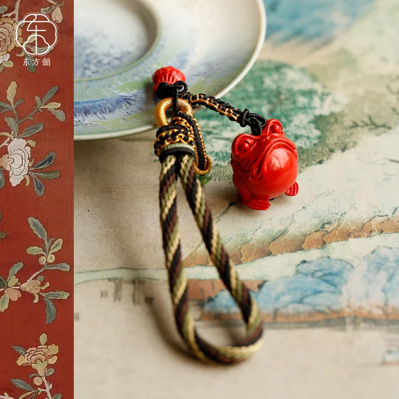 含辰砂工艺品东方俪DOFUNLY【顺财】挂件ZSBJ云窗