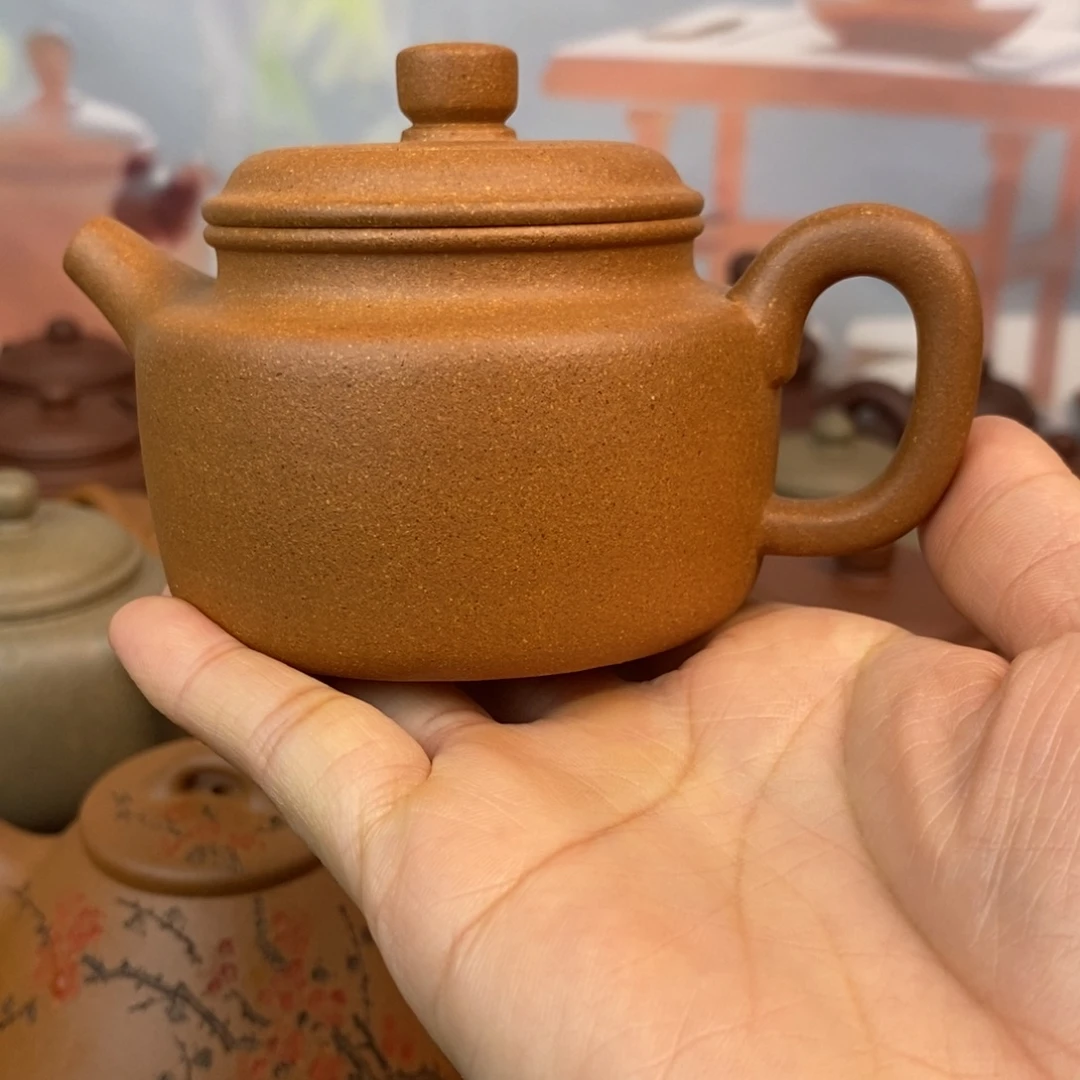 紫砂茶壶150cccc黄降坡德钟