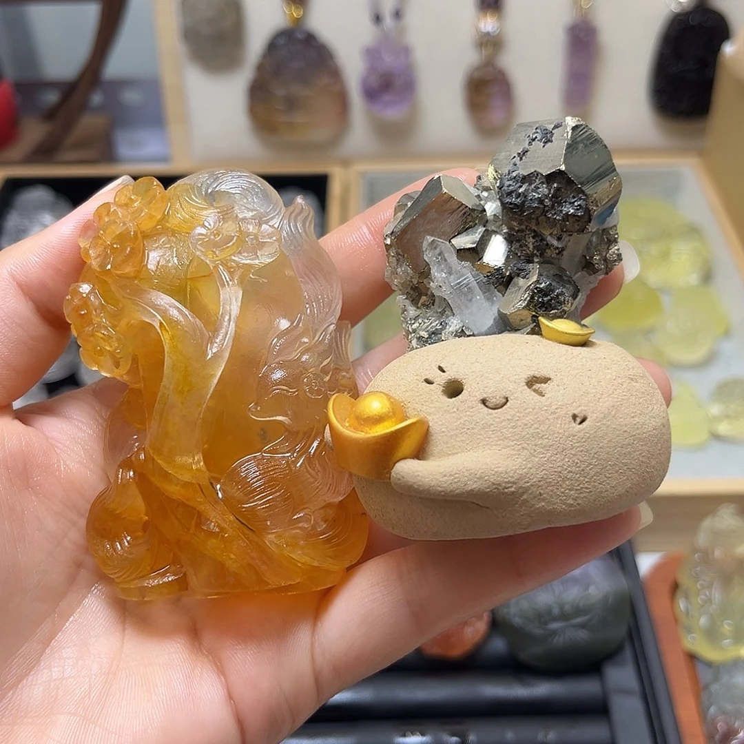 银S925镶嵌颈饰水晶潇****菌两件