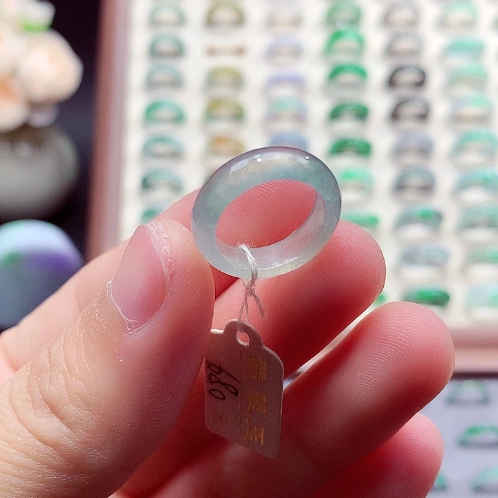 翡翠未镶嵌戒指6号