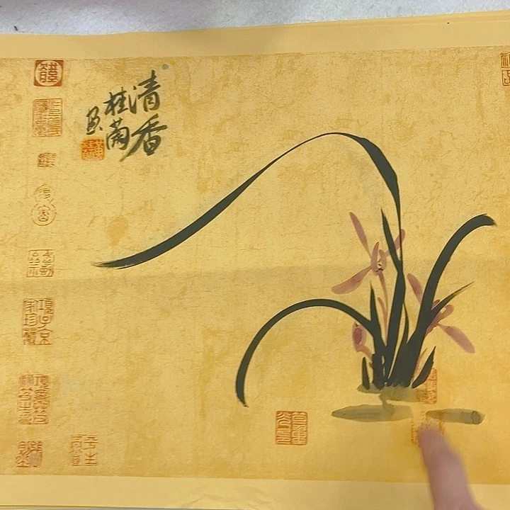 国画纯手绘字画宣纸