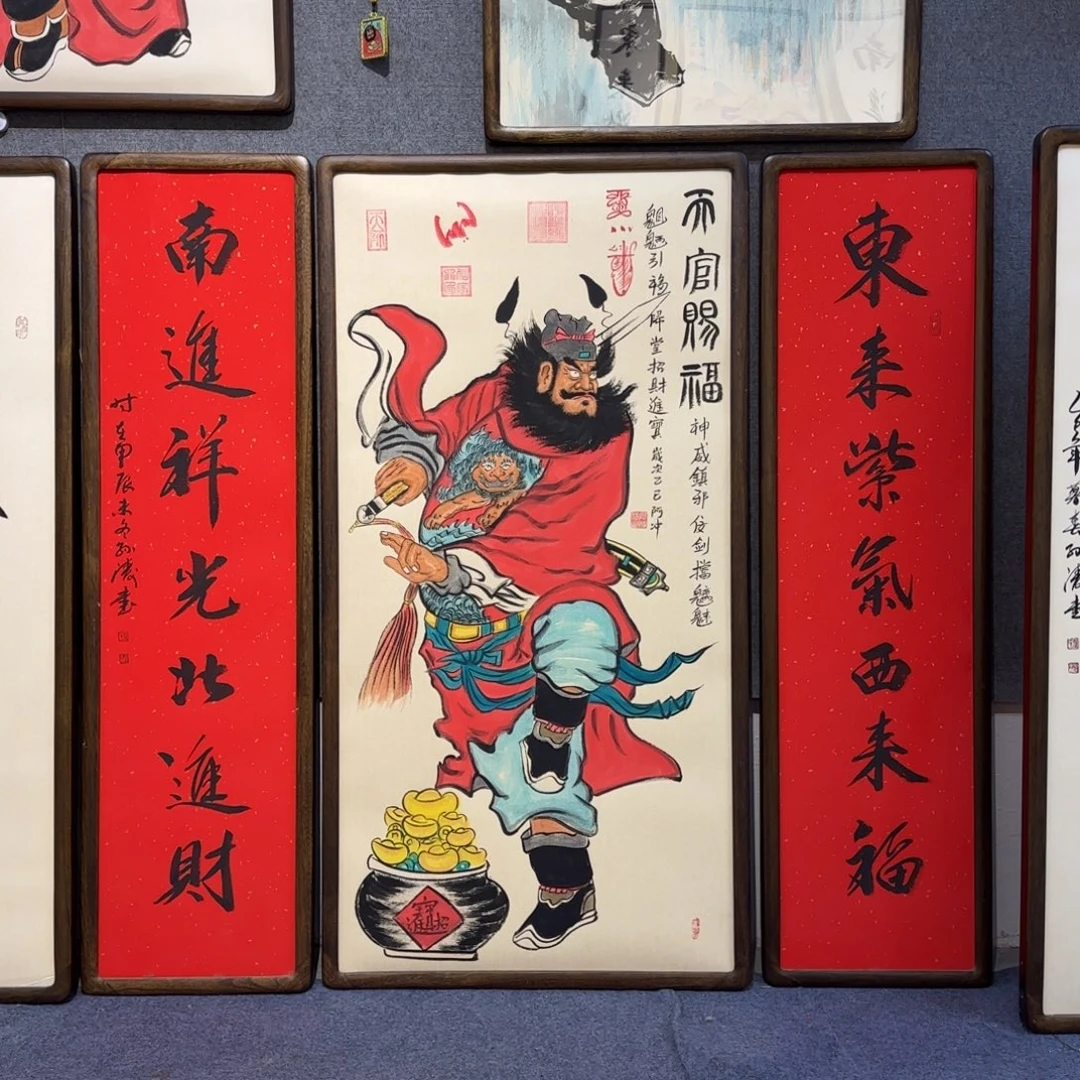 贝***堡国画阿冲手绘钟馗