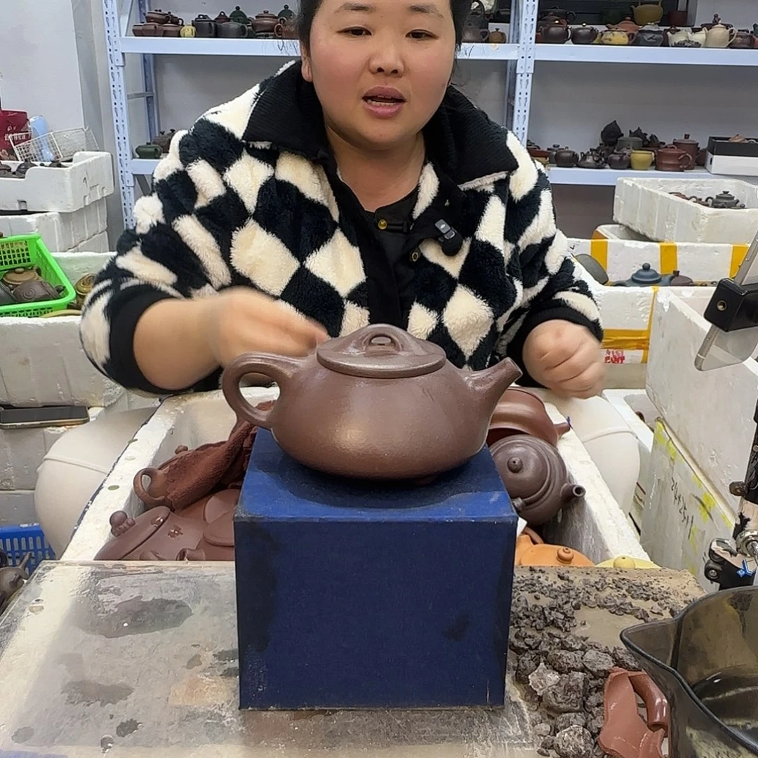 紫砂茶壶宜兴紫砂壶瑕疵处理