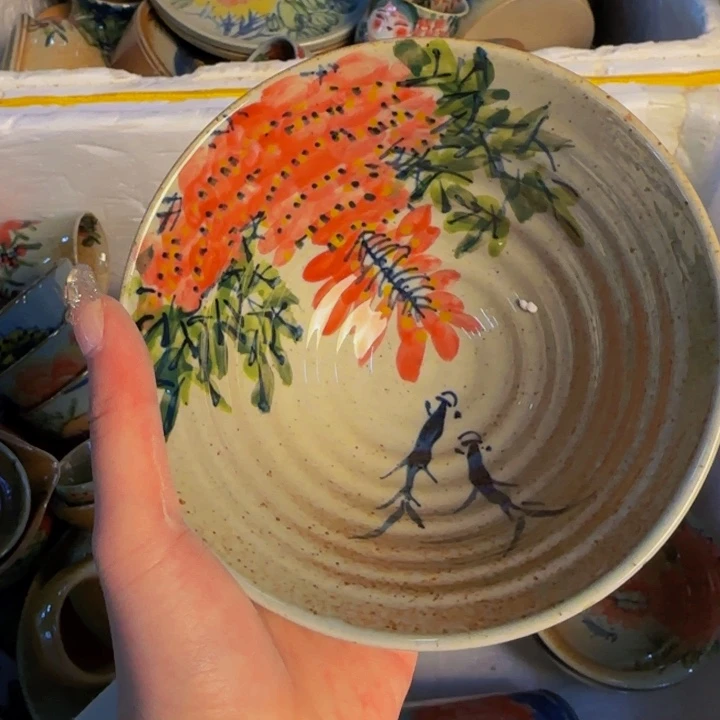 瓷片景德镇陶瓷手工手绘