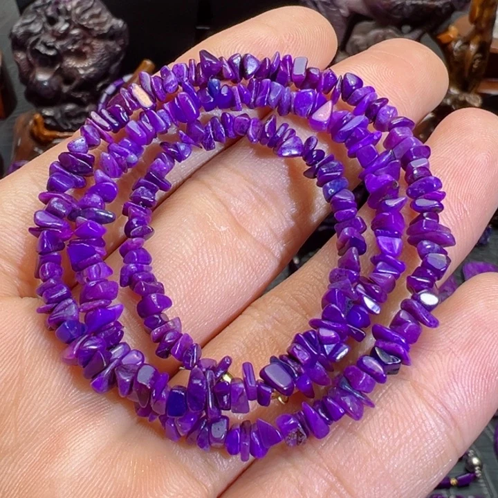 苏纪石（舒俱来）项链18K金镶嵌