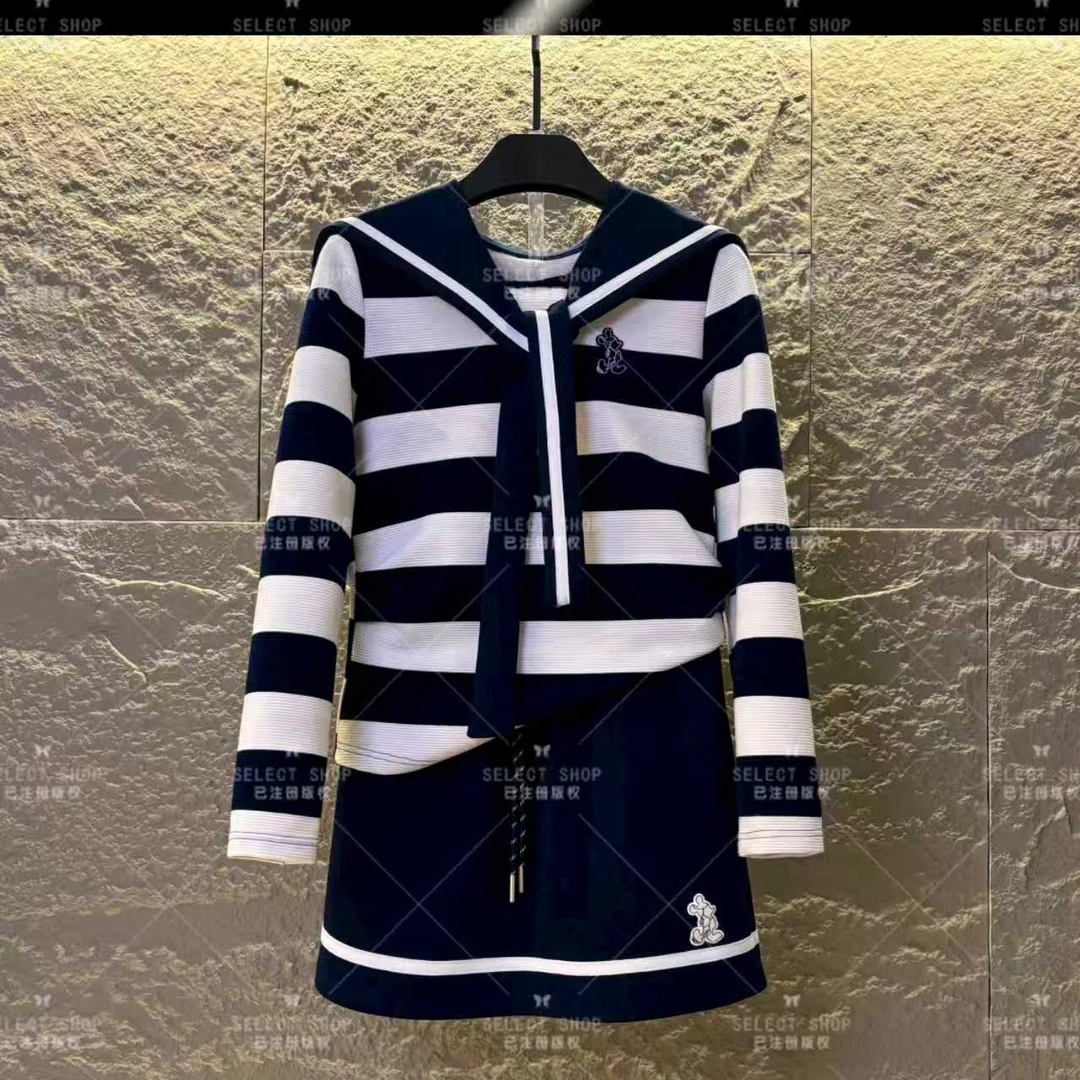 设计师<秋款系列>减龄款|宽松版秋季长袖短裙休闲翻领-T139