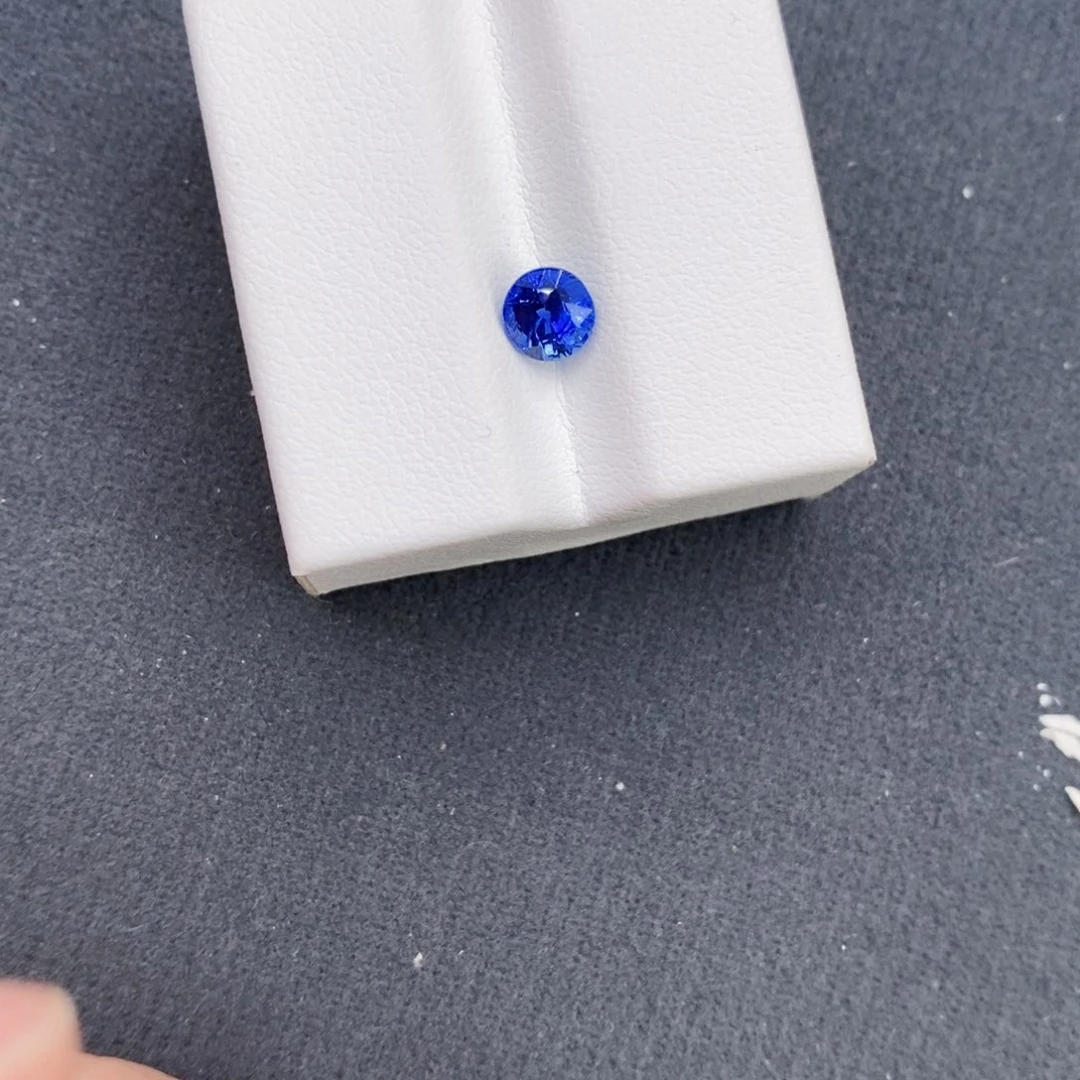 蓝宝石戒指银S925镶嵌