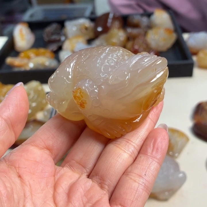 玛瑙/玉髓未镶嵌吊坠(不含链)