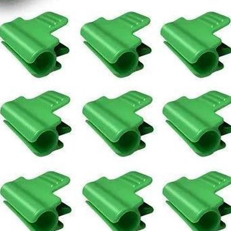 大棚玻璃纤维支架塑料薄膜防虫网卡扣压膜防风防滑十字固定神器