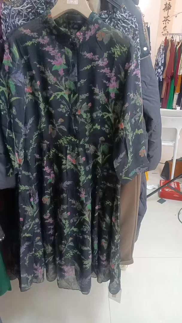 桑蚕丝连衣裙孤品228713