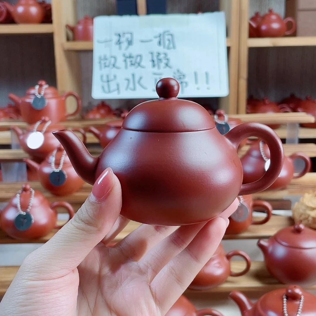 潮州手拉壶大梨130毫升 壶底微瑕
