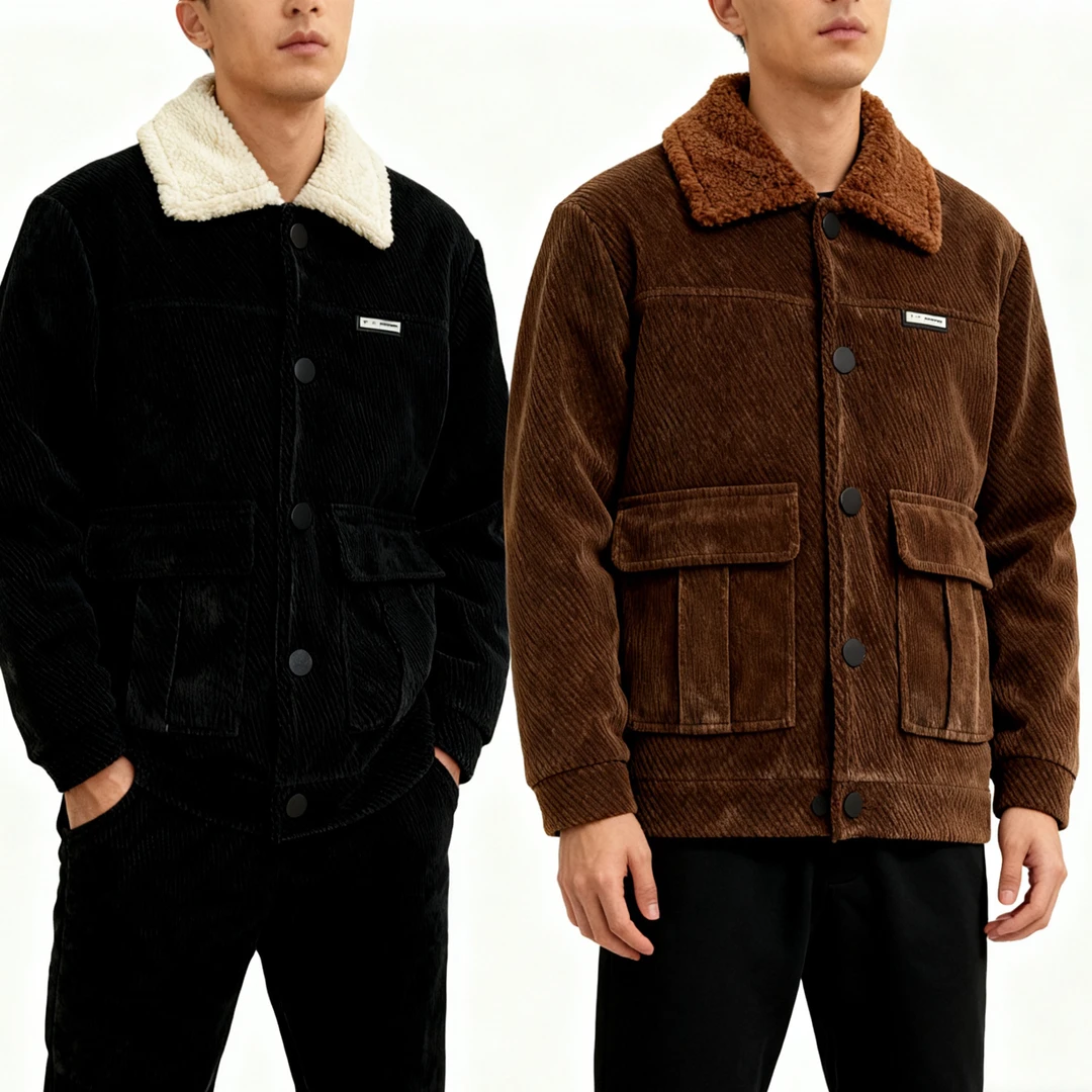 【颗粒毛领】男士加厚特厚新雪尼尔料家居服套装加绒保暖可外穿百搭