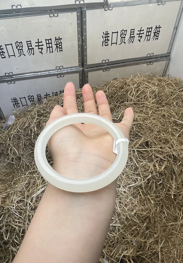 晴白翠雅轩精品手镯