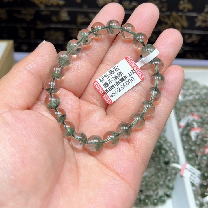 水晶绿幽灵手串未镶嵌T***i