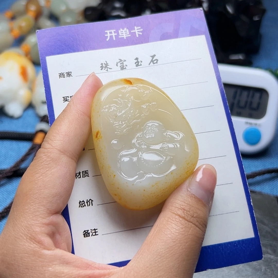 和田玉未镶嵌颈饰用****5