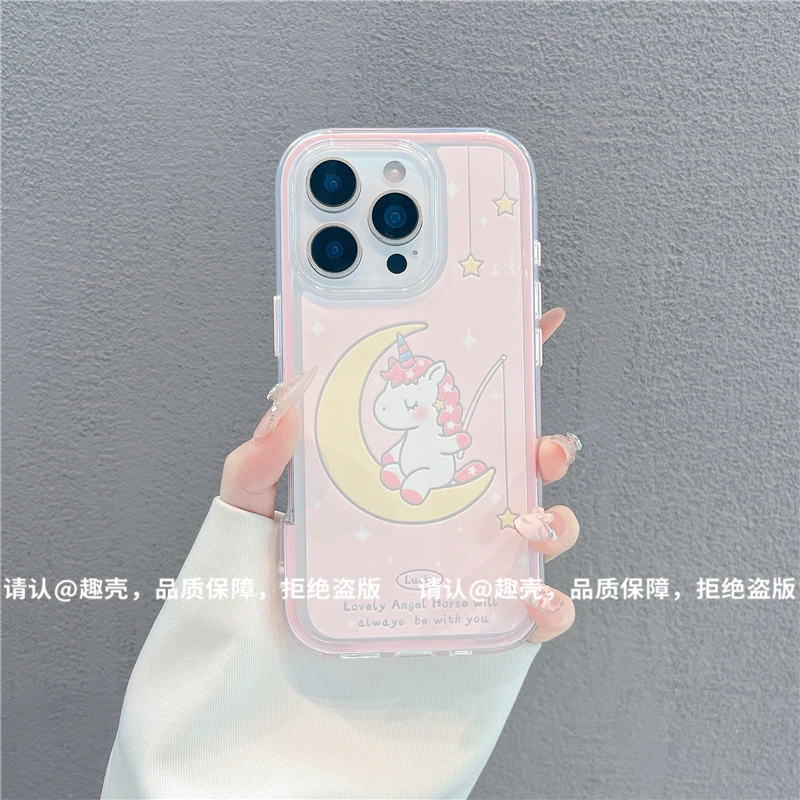 三合一炫彩适用苹果iPhone17/华为荣耀/OPPO/VIVO/小米手机壳爆款