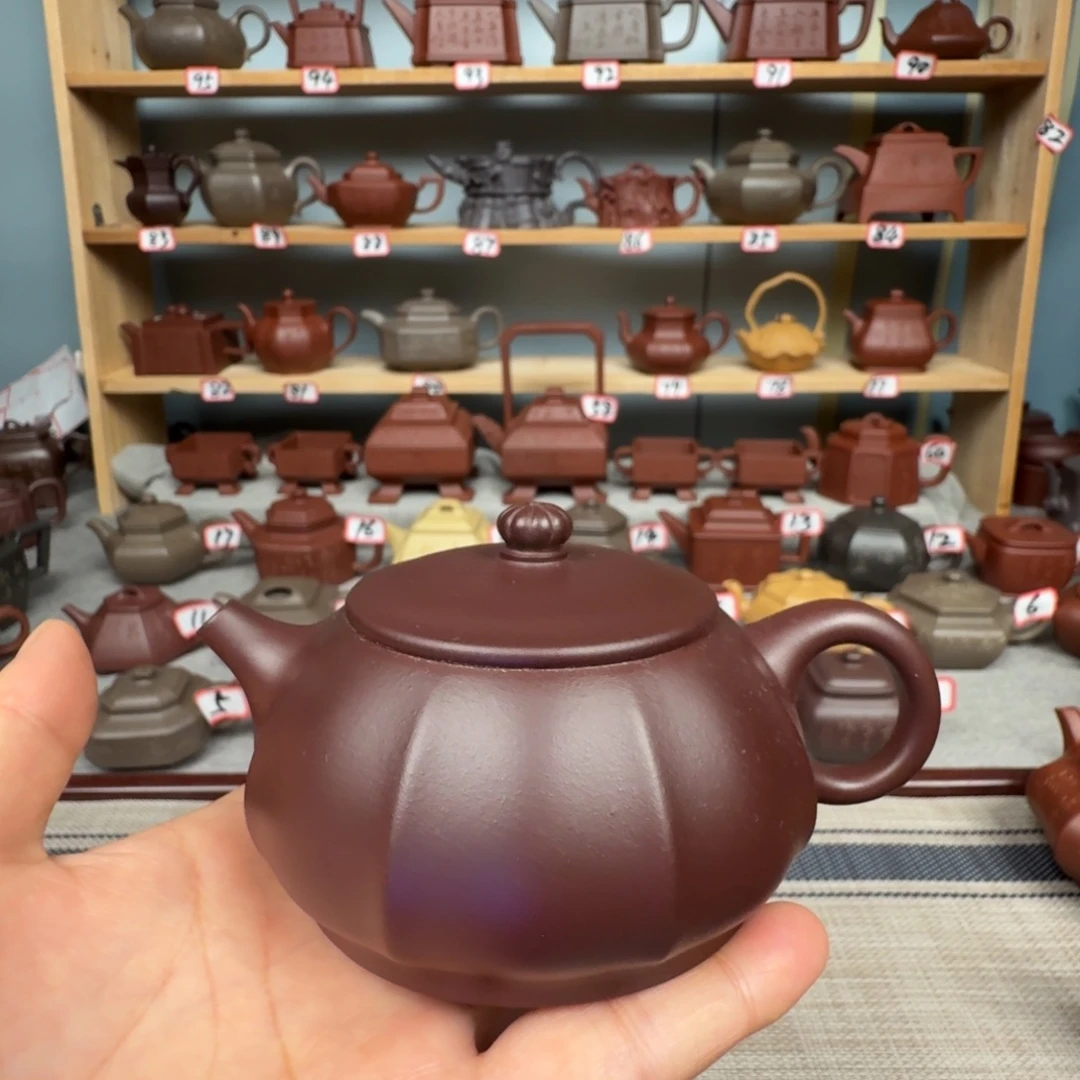 茶壶紫泥半手工制作