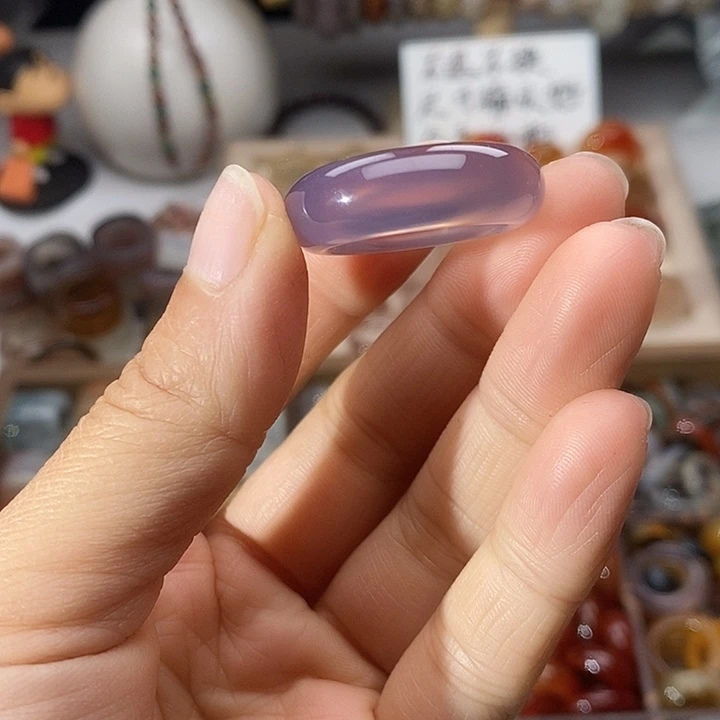 玛瑙/玉髓未镶嵌戒指A52不退换港23内径20.2