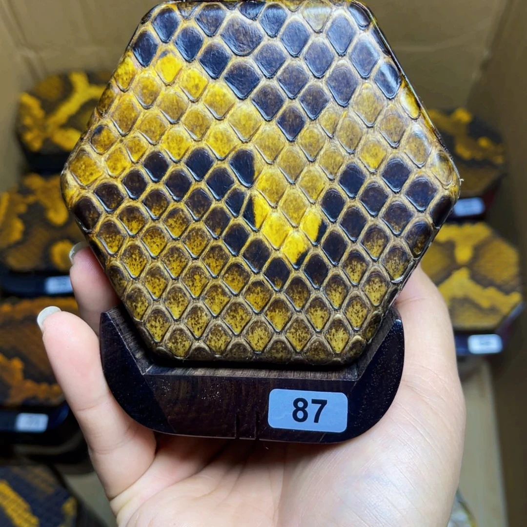 87号老红木筒子 扁孔