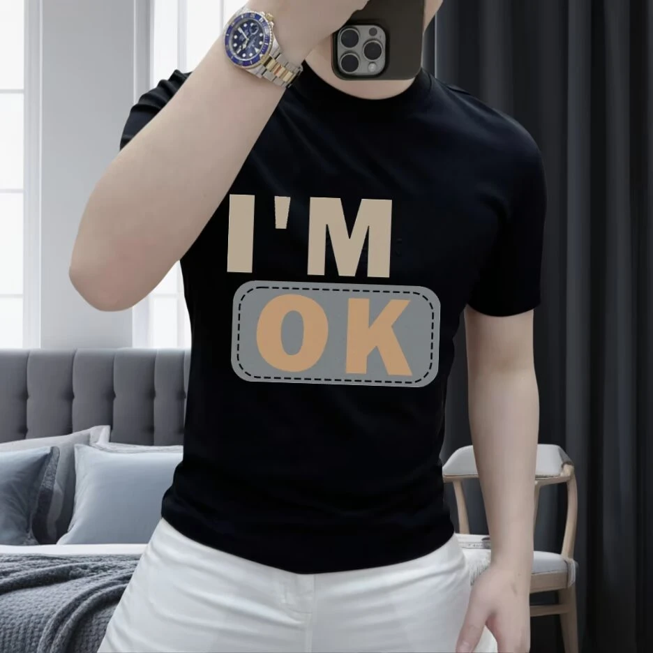 高品质重磅纯棉短袖t恤男夏季新款时尚百搭半袖体恤衫衣服男装潮