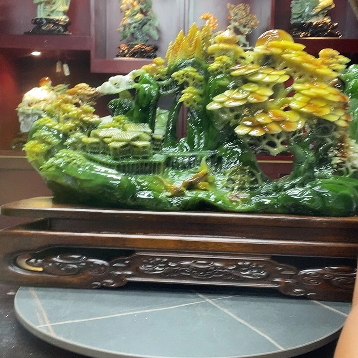 用***8玉家居摆件办公室摆件了