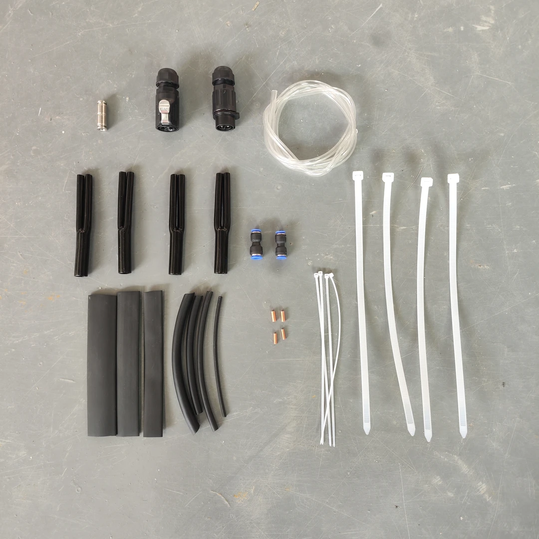 【改装附件包套】装快接国标2芯30A公母插头航空插头