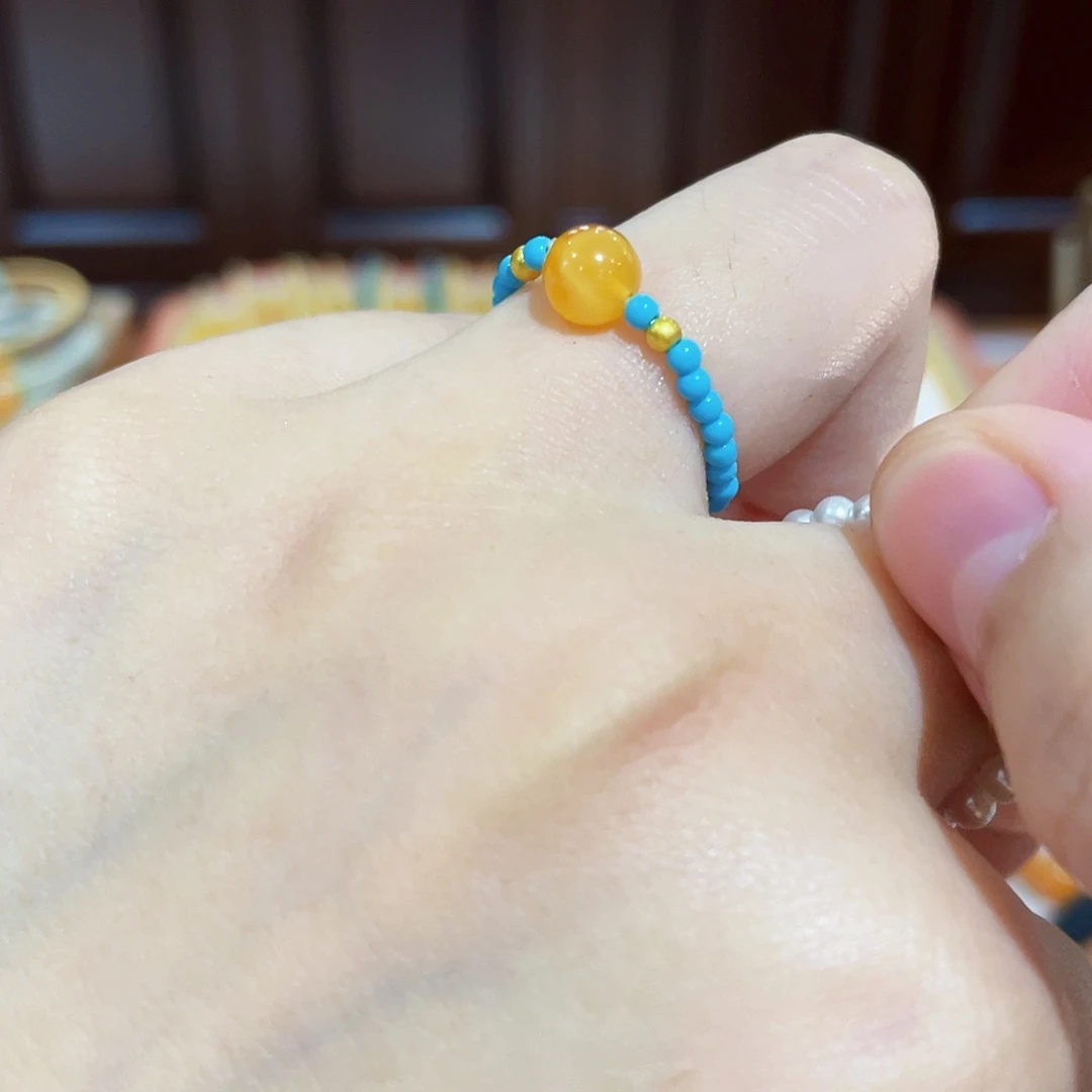 蜜蜡手链未镶嵌手串