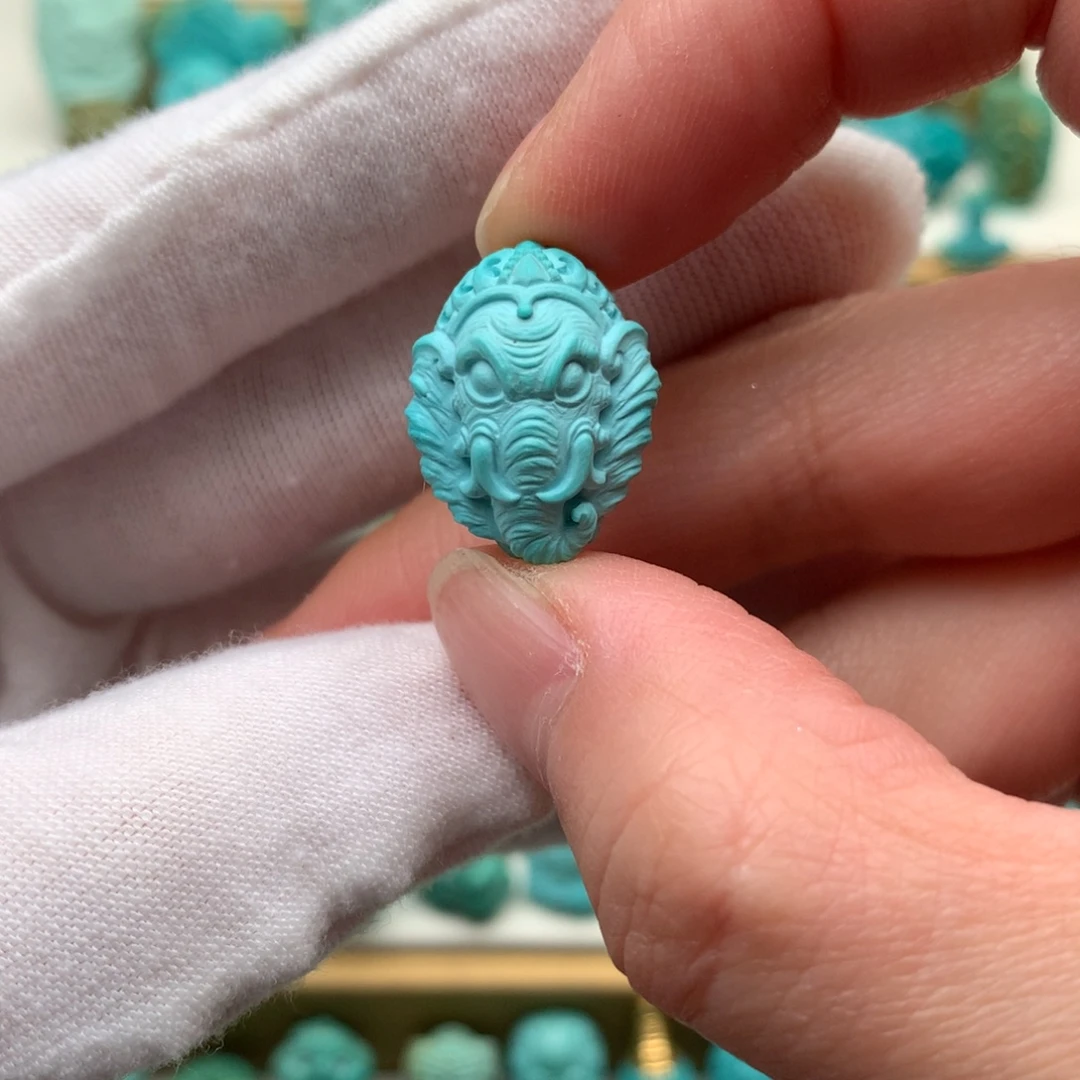 绿松石未镶嵌配饰