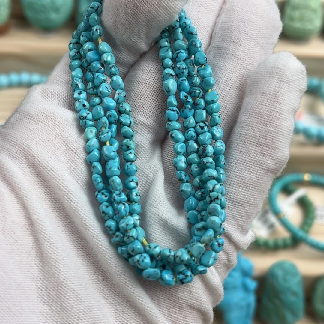 未镶嵌绿松石尺寸3+