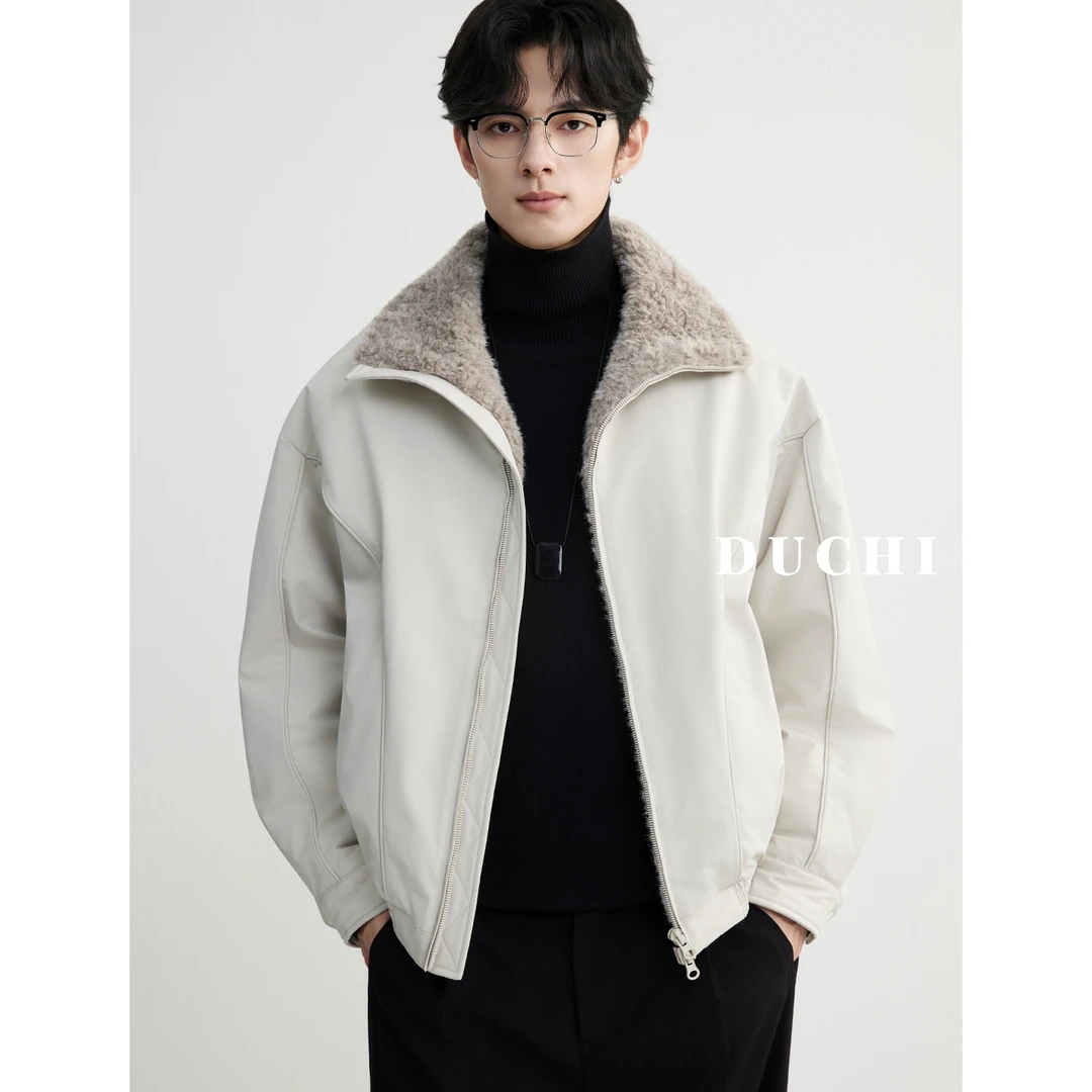 老高独家座山雕立领可翻}冬季轻薄羽绒服高级防风保暖短款外套