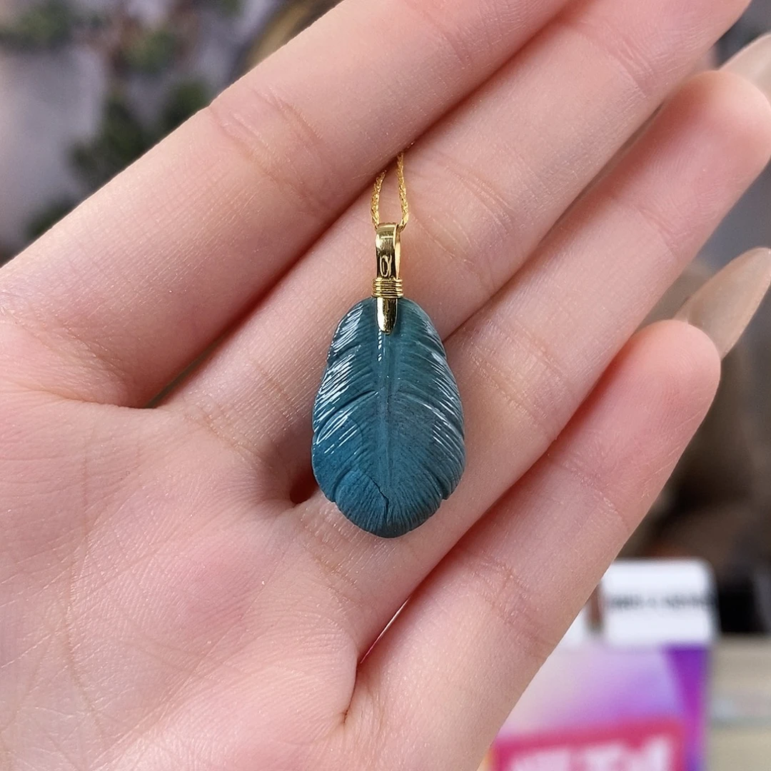 绿松石18K金镶嵌珠宝奇石