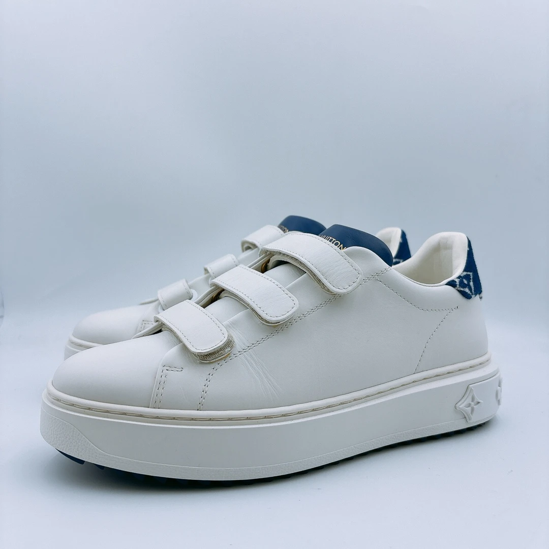 95新 LouisVuitton/路易威登 37码/time out魔术贴板鞋/BM01048