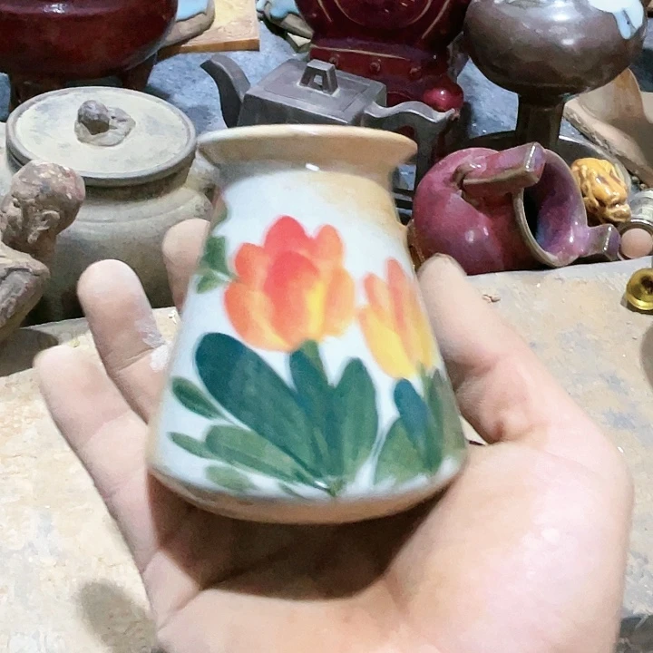 瓦当摆件茶台在瓦当摆件