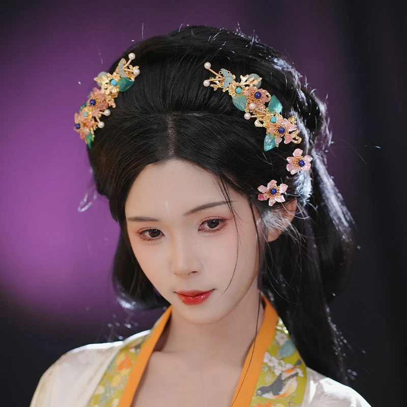 耀如春华 棠花辞 原创多宝超仙头饰唐制明制汉服配饰