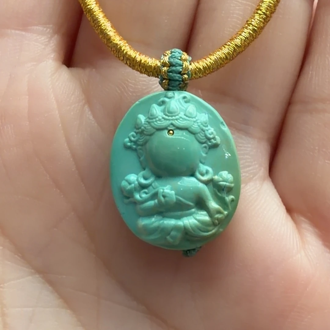 绿松石未镶嵌颈饰