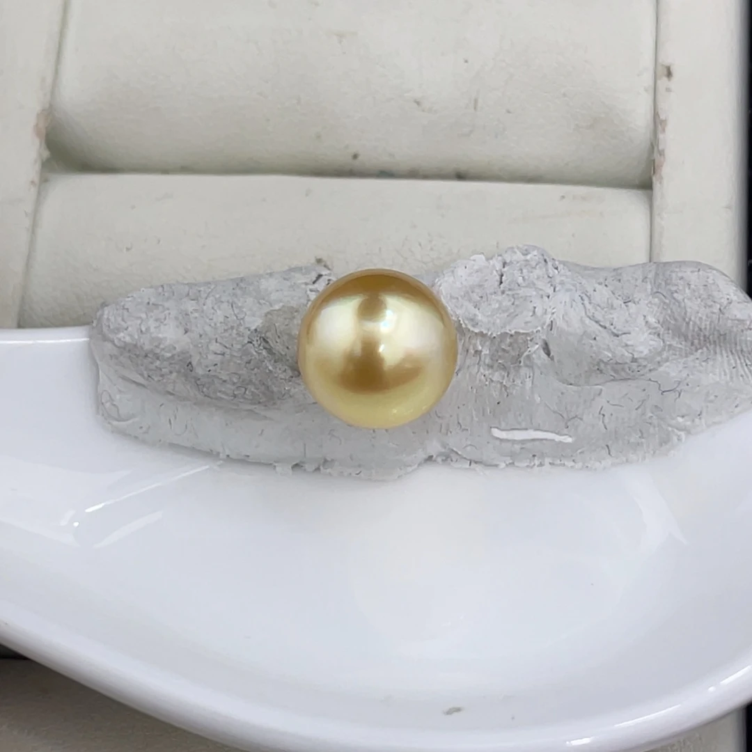 未镶嵌海水珍珠裸珠11.7mm南洋金珠