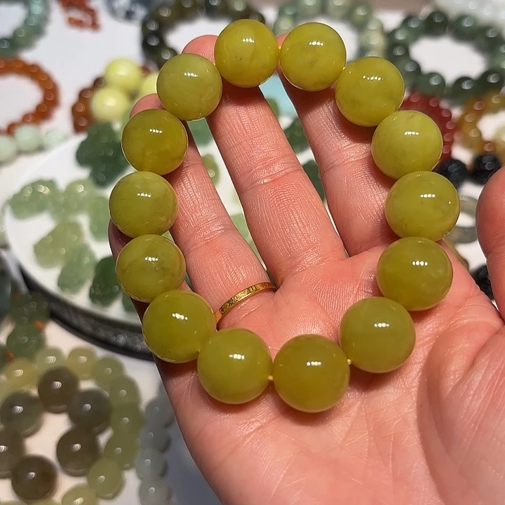 蛇纹石玉未镶嵌手串