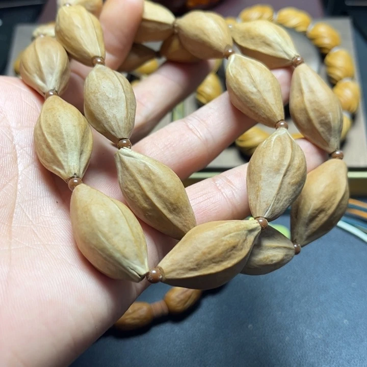 橄榄核手串/手链橄榄核雕素串