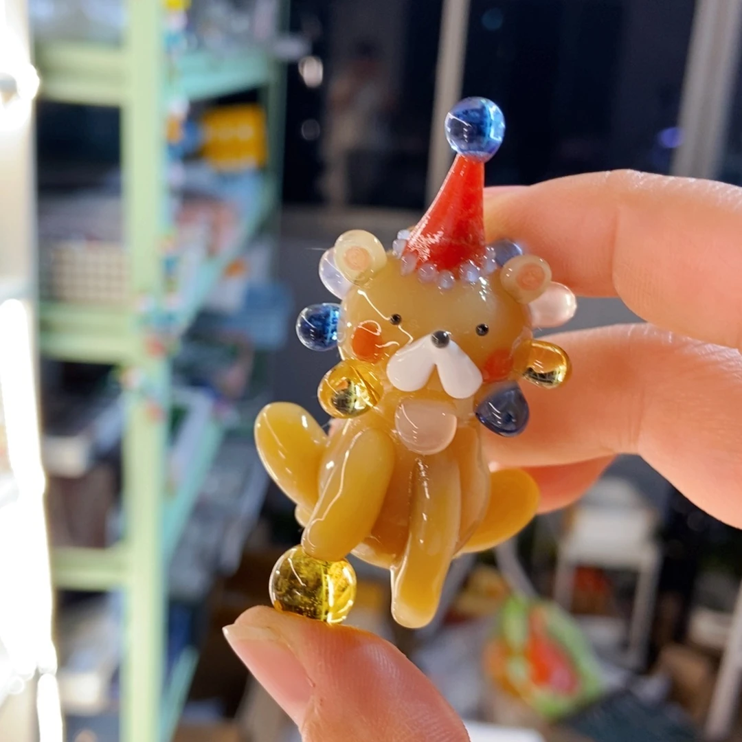 琉璃手工艺品小狮子