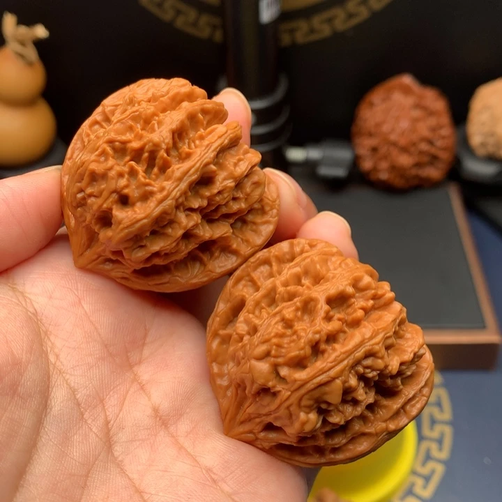 把件文玩核桃42全品野生小粗筋