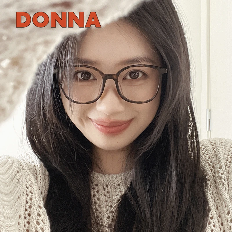 【达人专属】DONNA哆哪新款素颜眼镜框时尚方圆脸素颜眼镜框NB10002