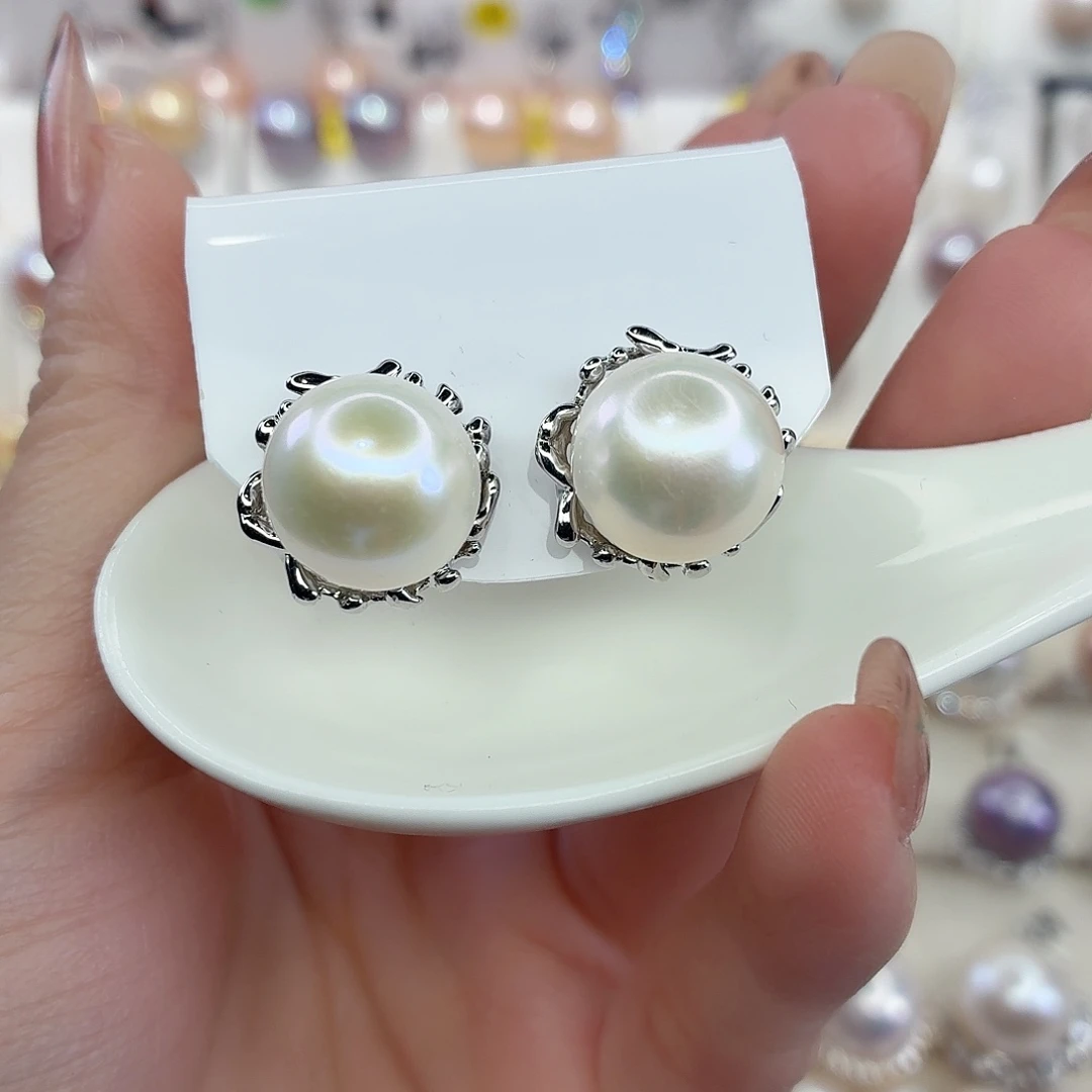 未镶嵌耳饰淡水珍珠